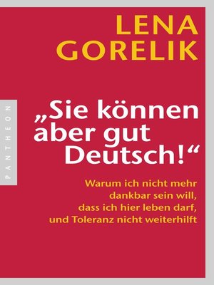 cover image of "Sie können aber gut Deutsch!"